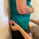 Massage gun or ball for glute release