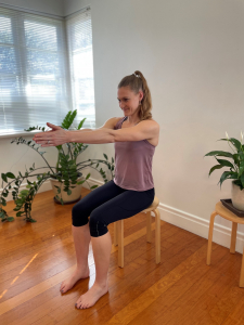 Physio mobility bow and arrow stretch